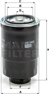 Mann-Filter WK 940/6 x - Fuel filter onlydrive.pro