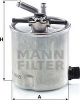 Mann-Filter WK 9043 - Fuel filter onlydrive.pro