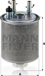 Mann-Filter WK 918/1 - Degvielas filtrs onlydrive.pro