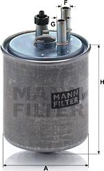 Mann-Filter WK 918/2 x - Fuel filter onlydrive.pro