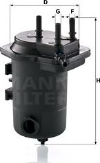 Mann-Filter WK 939/9 x - Kütusefilter onlydrive.pro