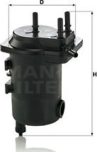 Mann-Filter WK 939/17 x - Fuel filter onlydrive.pro