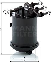 Mann-Filter WK 939/1 - Fuel filter onlydrive.pro