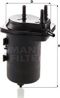 Mann-Filter WK 939/7 - Fuel filter onlydrive.pro