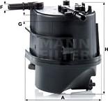 Mann-Filter WK 939 - Fuel filter onlydrive.pro