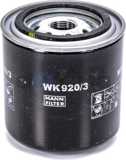 Mann-Filter WK 920/3 - Топливный фильтр onlydrive.pro