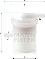 Mann-Filter WK 42/81 - Fuel filter onlydrive.pro