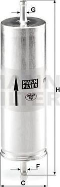 Mann-Filter WK 516 - Degvielas filtrs onlydrive.pro