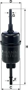 Mann-Filter WK 511/2 - Kuro filtras onlydrive.pro