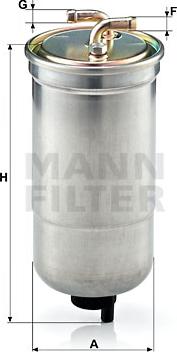 Mann-Filter WK 853/16 - Polttoainesuodatin onlydrive.pro