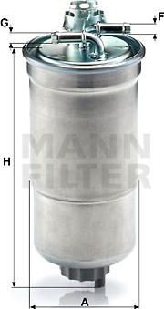 Mann-Filter WK 853/3 x - Топливный фильтр onlydrive.pro