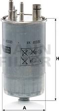 Mann-Filter WK 853/20 - Fuel filter onlydrive.pro