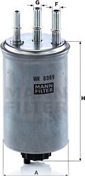 Mann-Filter WK 8069 - Kuro filtras onlydrive.pro