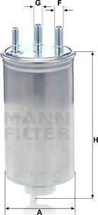 Mann-Filter WK 8039 - Fuel filter onlydrive.pro