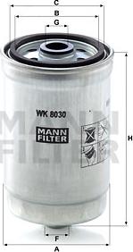 Mann-Filter WK 8030 - Polttoainesuodatin onlydrive.pro