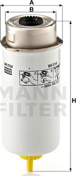 Mann-Filter WK 8154 - Fuel filter onlydrive.pro