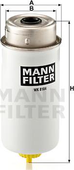 Mann-Filter WK 8104 - Fuel filter onlydrive.pro