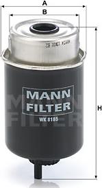 Mann-Filter WK 8185 - Fuel filter onlydrive.pro