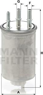 Mann-Filter WK 829/6 - Polttoainesuodatin onlydrive.pro