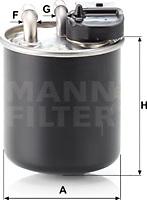 Mann-Filter WK 820/16 - Kütusefilter onlydrive.pro