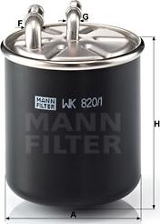 Mann-Filter WK 820/1 - Fuel filter onlydrive.pro