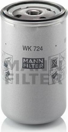 Mann-Filter WK 724 - Kütusefilter onlydrive.pro