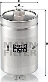 Mann-Filter WK 725 - Polttoainesuodatin onlydrive.pro