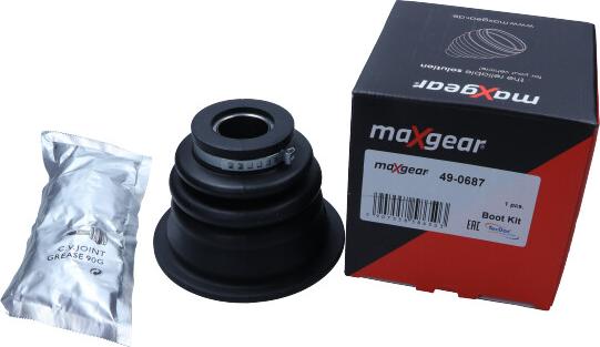 Maxgear 49-0687 - Gofruotoji membrana, kardaninis velenas onlydrive.pro