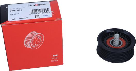 Maxgear 54-0547 - Pulley, v-ribbed belt onlydrive.pro