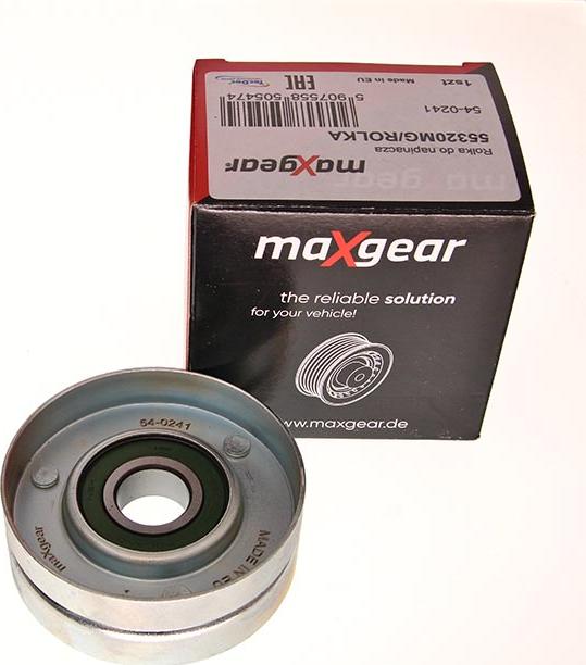 Maxgear 54-0241 - Pulley, v-ribbed belt onlydrive.pro