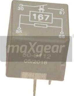 Maxgear 50-0112 - Relay, fuel pump onlydrive.pro