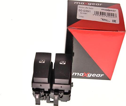 Maxgear 50-0391 - Switch, window regulator onlydrive.pro