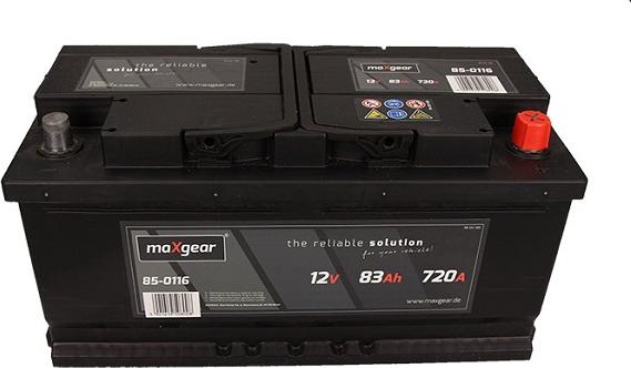 Maxgear 583400072 D722 - Starter Battery onlydrive.pro