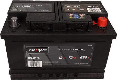 Maxgear 572409068 D722 - Starter Battery onlydrive.pro