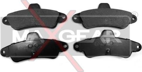 Maxgear 19-0496 - Brake Pad Set, disc brake onlydrive.pro