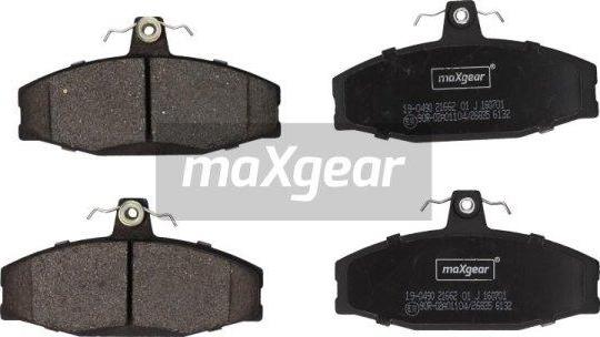 Maxgear 19-0490 - Bremžu uzliku kompl., Disku bremzes onlydrive.pro