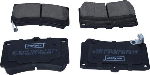 Maxgear 19-0440 - Brake Pad Set, disc brake onlydrive.pro