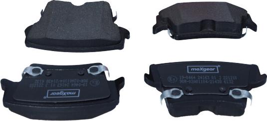 Maxgear 19-0464 - Brake Pad Set, disc brake onlydrive.pro