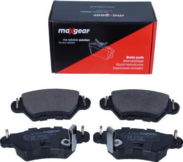 Maxgear 19-0468 - Тормозные колодки, дисковые, комплект onlydrive.pro