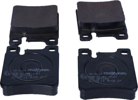 Maxgear 19-0404 - Brake Pad Set, disc brake onlydrive.pro