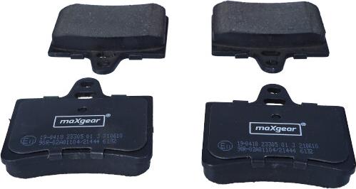 Maxgear 19-0418 - Brake Pad Set, disc brake onlydrive.pro