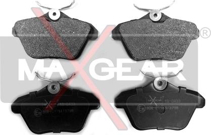 Maxgear 19-0433 - Brake Pad Set, disc brake onlydrive.pro