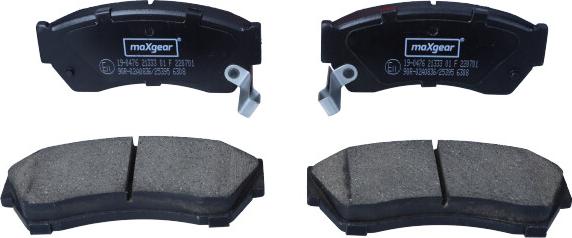 Maxgear 19-0476 - Brake Pad Set, disc brake onlydrive.pro