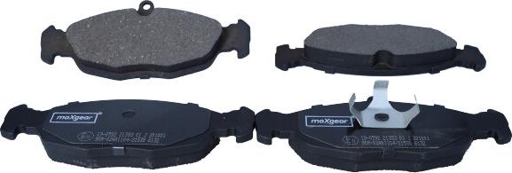 Maxgear 19-0592 - Brake Pad Set, disc brake onlydrive.pro