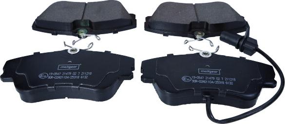 Maxgear 19-0547 - Brake Pad Set, disc brake onlydrive.pro