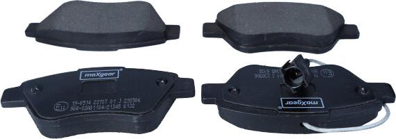 Maxgear 19-0514 - Brake Pad Set, disc brake onlydrive.pro