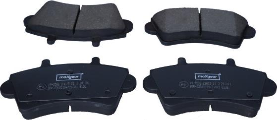 Maxgear 19-0586 - Brake Pad Set, disc brake onlydrive.pro