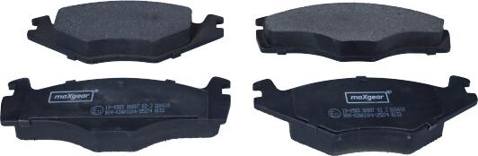 Maxgear 19-0583 - Brake Pad Set, disc brake onlydrive.pro