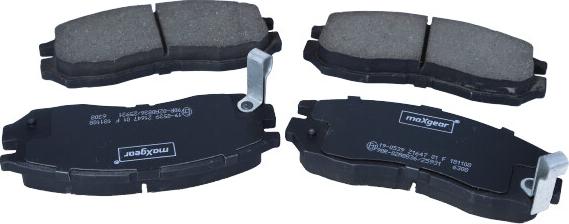 Maxgear 19-0539 - Brake Pad Set, disc brake onlydrive.pro