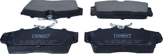 Maxgear 19-0532 - Brake Pad Set, disc brake onlydrive.pro